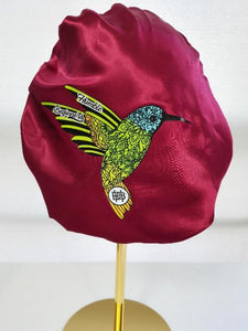 Humble Bird Satin Bonnet